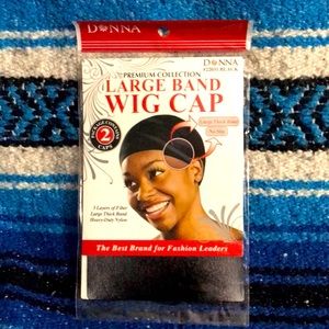 DONNA Large Band Wig Cap 2pk